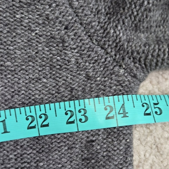 HUDSON NORTH Lambswool Blend Grey Shawl Collar Sweater. Size Mens XL - Picture 9 of 10